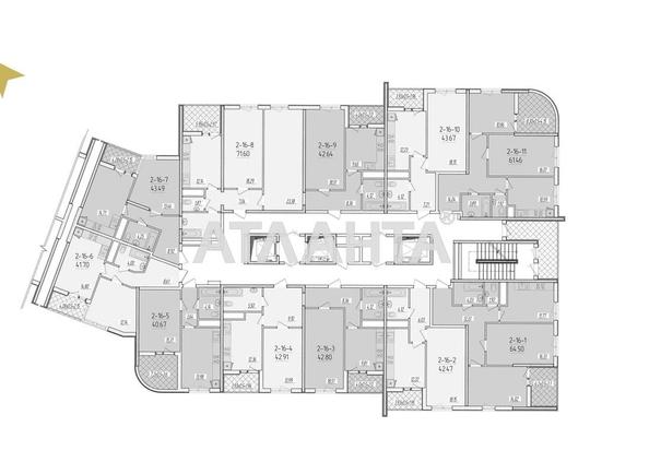 1-room apartment apartment by the address st. Krasnova (area 40,7 m²) - Atlanta.ua - photo 4
