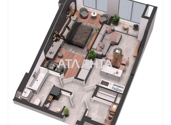 1-room apartment apartment by the address st. Ul Antonovicha (area 55,8 m²) - Atlanta.ua - photo 2