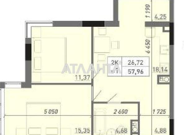 2-rooms apartment apartment by the address st. Vilyamsa ak (area 59 m²) - Atlanta.ua - photo 11