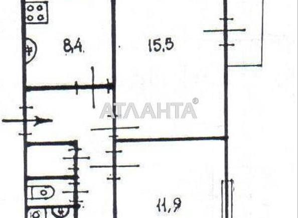 2-кімнатна квартира за адресою вул. Вільямса ак. (площа 50 м²) - Atlanta.ua - фото 16
