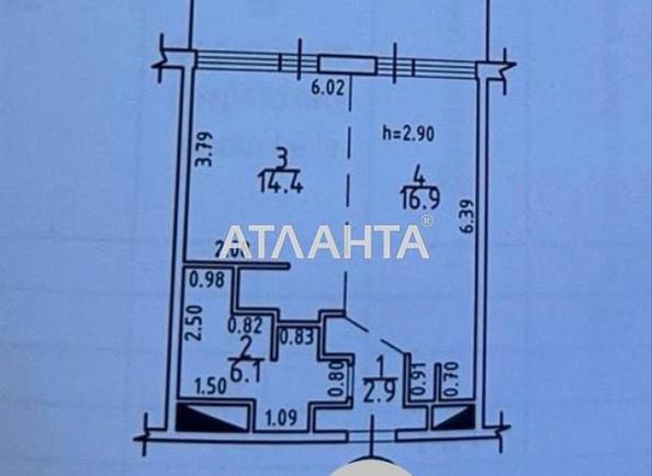 1-кімнатна квартира за адресою вул. Каманіна (площа 43 м²) - Atlanta.ua - фото 38