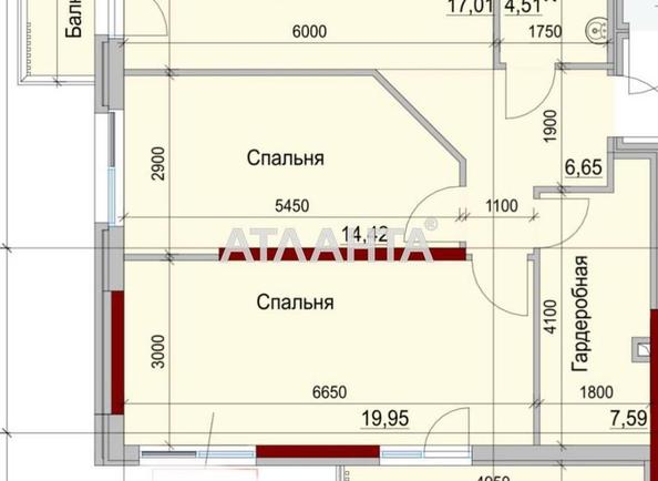 2-комнатная квартира по адресу ул. Дачная (площадь 74 м²) - Atlanta.ua