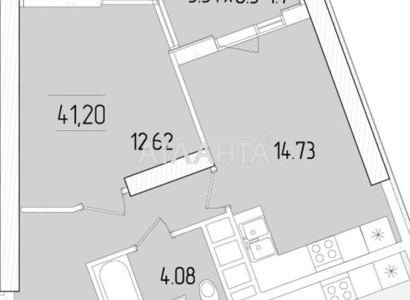 1-room apartment apartment by the address st. Krasnova (area 41 m²) - Atlanta.ua - photo 9