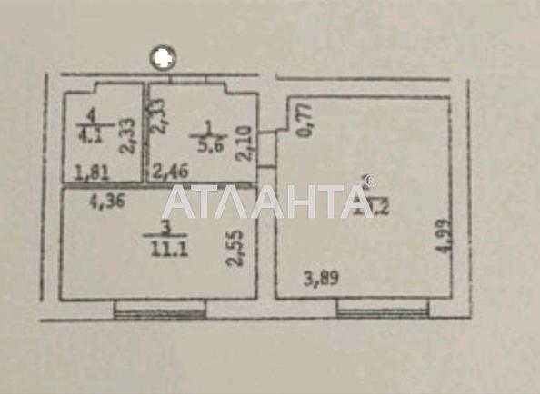 1-room apartment apartment by the address st. Donskogo Dmitriya (area 40 m²) - Atlanta.ua - photo 6