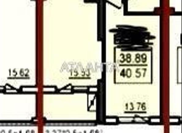 1-room apartment apartment by the address st. Dacha Kovalevskogo Amundsena (area 40,6 m²) - Atlanta.ua - photo 3