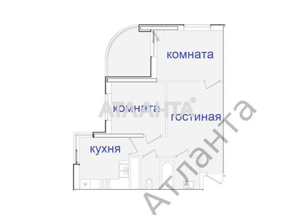 3-кімнатна квартира за адресою вул. Краснова (площа 59,4 м²) - Atlanta.ua - фото 9