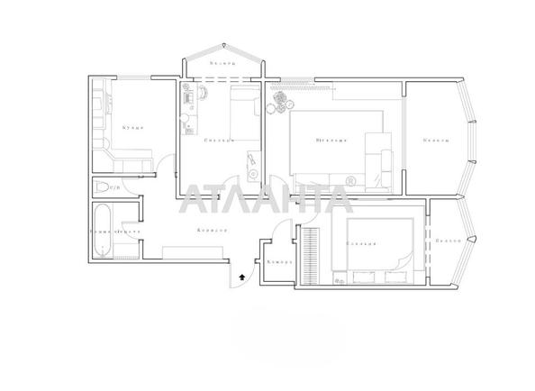 3-кімнатна квартира за адресою вул. Кримська (площа 71 м²) - Atlanta.ua - фото 18