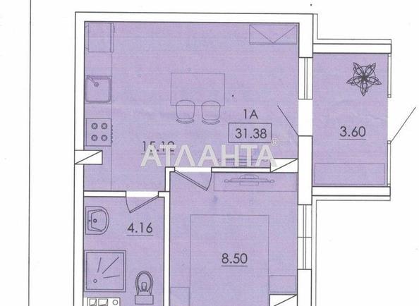 1-room apartment apartment by the address st. Sakharova (area 31,4 m²) - Atlanta.ua - photo 16