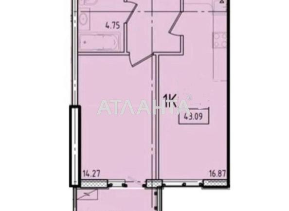 1-room apartment apartment by the address st. Genuezskaya (area 43 m²) - Atlanta.ua - photo 4