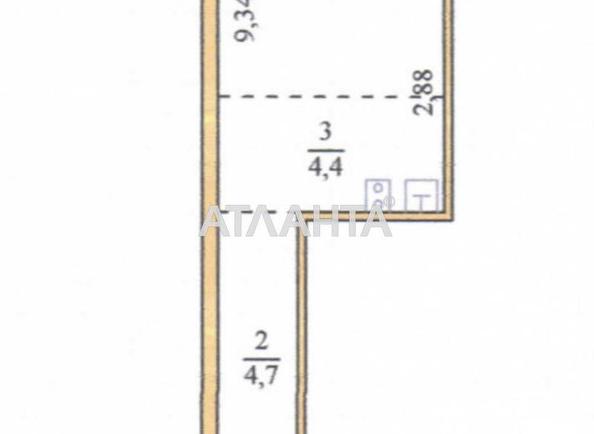 1-room apartment apartment by the address st. Gagarinskoe plato (area 28 m²) - Atlanta.ua - photo 9