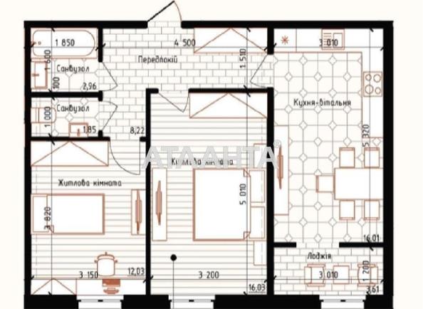 2-rooms apartment apartment by the address st. Maksimovicha (area 60,3 m²) - Atlanta.ua - photo 20