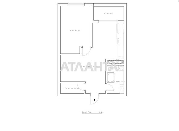1-кімнатна квартира за адресою вул. Краснова (площа 43,3 м²) - Atlanta.ua - фото 31