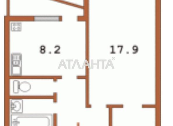 1-комнатная квартира по адресу ул. Пер Березняковская (площадь 34,3 м²) - Atlanta.ua - фото 19