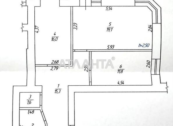 2-rooms apartment apartment by the address st. Getmana Mazepy (area 69,5 m²) - Atlanta.ua - photo 18