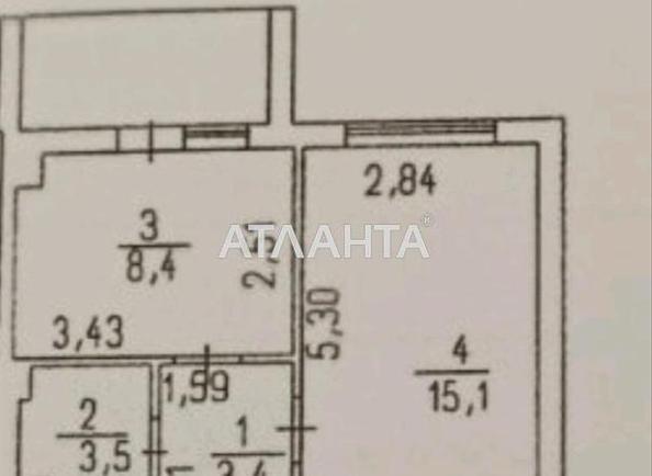 1-комнатная квартира по адресу ул. Проездная (площадь 32,5 м²) - Atlanta.ua - фото 9