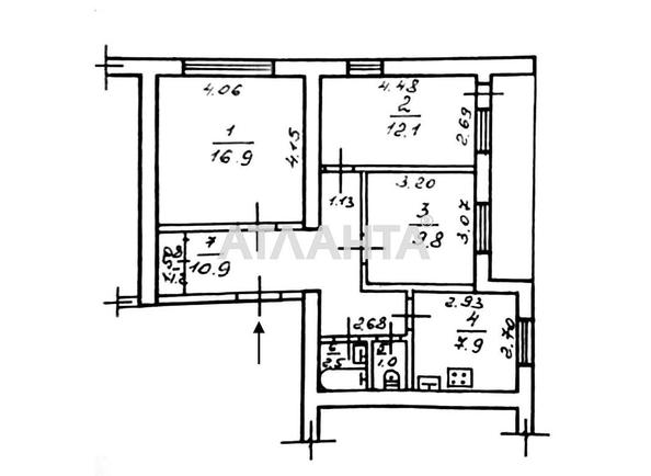 3-rooms apartment apartment by the address st. Posmitnogo (area 65 m²) - Atlanta.ua - photo 2