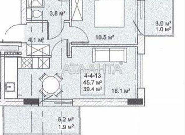 1-room apartment apartment by the address st. Bocharova gen (area 40,2 m²) - Atlanta.ua - photo 2