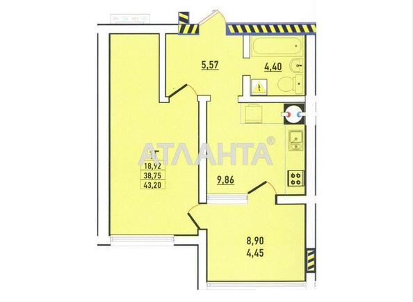 1-room apartment apartment by the address st. Raduzhnyy m n (area 48 m²) - Atlanta.ua - photo 22