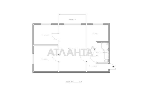 3-rooms apartment apartment by the address st. Grinchenko B ul (area 48,7 m²) - Atlanta.ua - photo 12