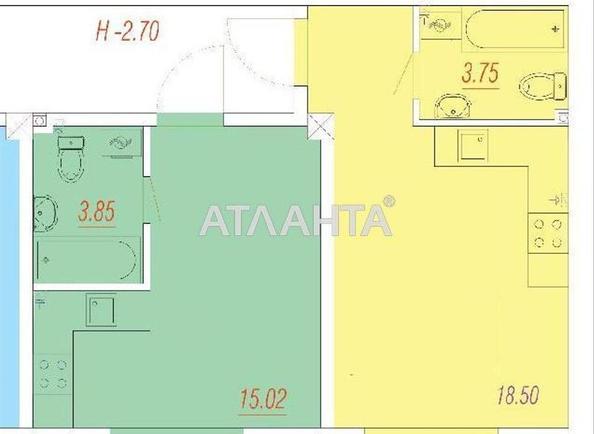 1-кімнатна квартира за адресою вул. Степовая (площа 41 м²) - Atlanta.ua - фото 2