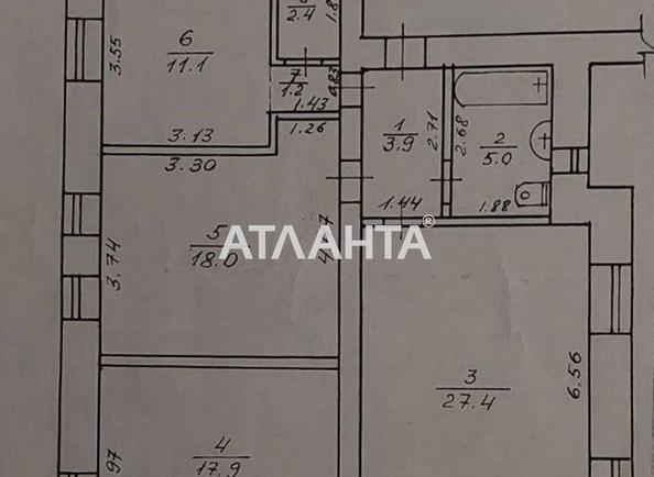 3-rooms apartment apartment by the address st. Zhukovskogo (area 86,9 m²) - Atlanta.ua - photo 19