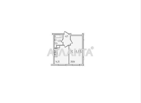 1-кімнатна квартира за адресою вул. Сахарова (площа 43,5 м²) - Atlanta.ua - фото 6
