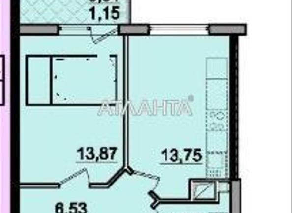 1-комнатная квартира по адресу ул. Сахарова (площадь 40 м²) - Atlanta.ua - фото 24