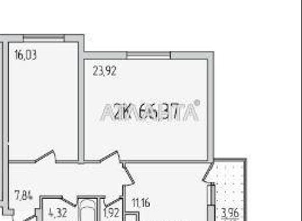 2-кімнатна квартира за адресою вул. Сахарова (площа 65,7 м²) - Atlanta.ua - фото 3