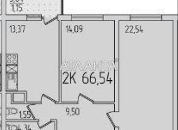 2-кімнатна квартира за адресою вул. Сахарова (площа 66,1 м²) - Atlanta.ua - фото 5