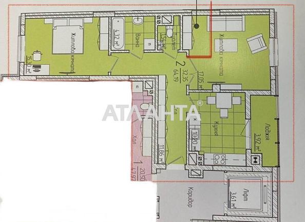 2-rooms apartment apartment by the address st. Kovelska (area 64,2 m²) - Atlanta.ua - photo 13