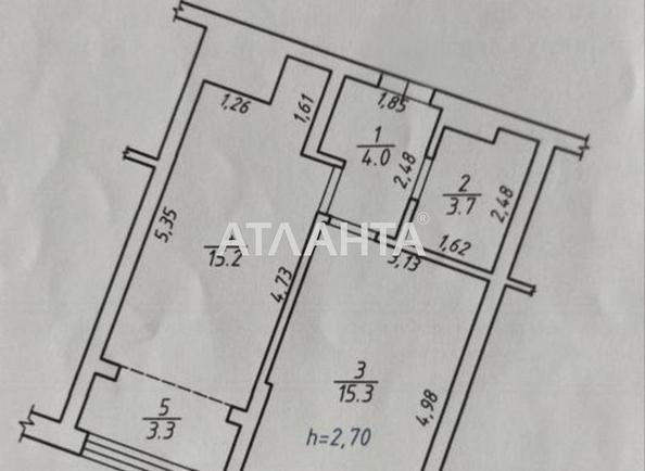 1-room apartment apartment by the address st. Zelenaya (area 42 m²) - Atlanta.ua - photo 8