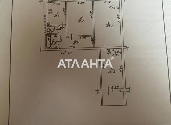 3-комнатная квартира по адресу ул. Бреуса (площадь 58,9 м²) - Atlanta.ua - фото 15