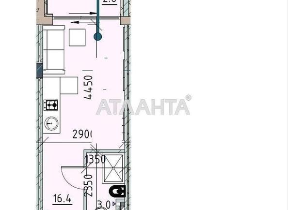 1-room apartment apartment by the address st. Kamanina (area 28 m²) - Atlanta.ua - photo 11