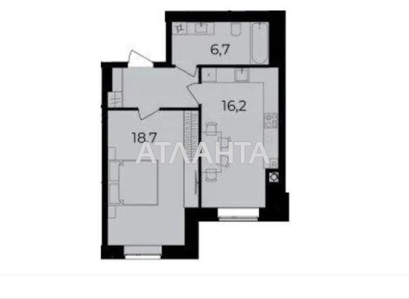 1-комнатная квартира по адресу ул. Праведников мира (площадь 47 м²) - Atlanta.ua - фото 12