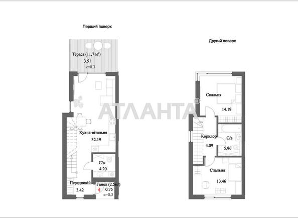 Будинок за адресою вул. Фруктова (площа 83,4 м²) - Atlanta.ua - фото 2