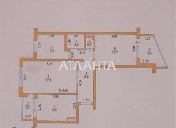 3-rooms apartment apartment by the address st. Makhachkalinskaya (area 65 m²) - Atlanta.ua - photo 10