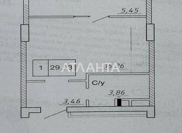 1-кімнатна квартира за адресою 7 км Овідіопольської дор. (площа 31 м²) - Atlanta.ua - фото 8