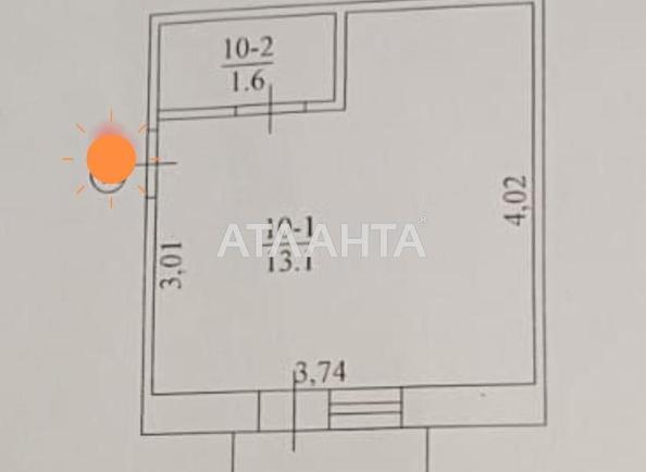 1-room apartment apartment by the address st. Vodoprovodnaya (area 15,5 m²) - Atlanta.ua - photo 12