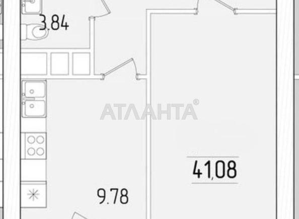 1-кімнатна квартира за адресою вул. Краснова (площа 41,8 м²) - Atlanta.ua