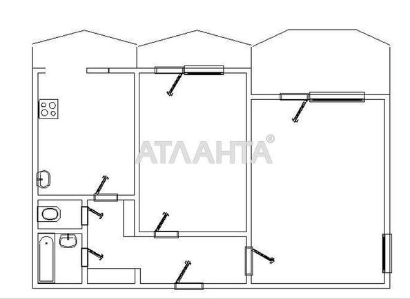 2-rooms apartment apartment by the address st. Dobrovolskogo pr (area 52 m²) - Atlanta.ua - photo 10
