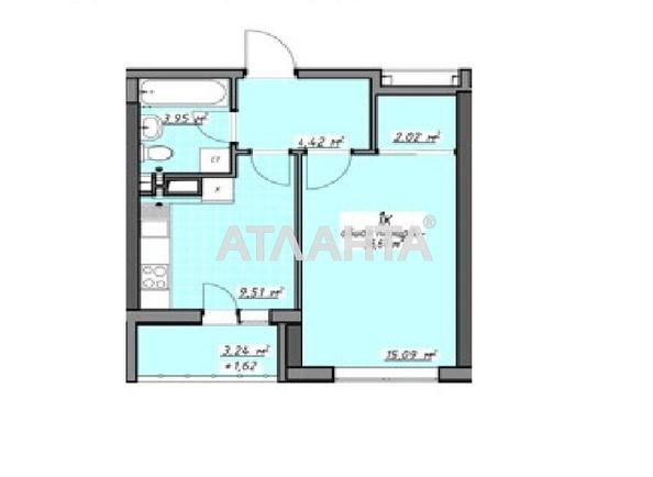1-room apartment apartment by the address st. Glushko ak pr Dimitrova pr (area 36,6 m²) - Atlanta.ua