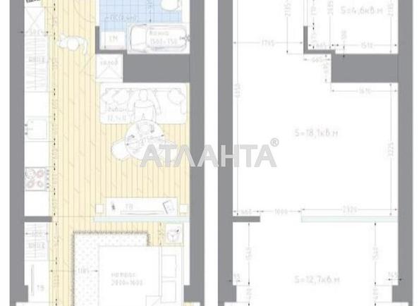 1-комнатная квартира по адресу ул. Бочарова ген. (площадь 28 м²) - Atlanta.ua - фото 4