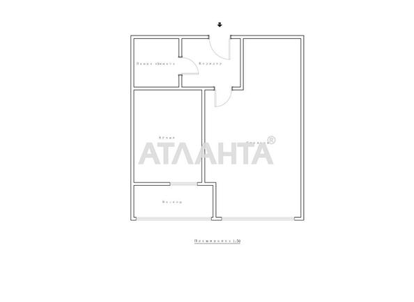 1-комнатная квартира по адресу ул. Героев Крут (площадь 48,1 м²) - Atlanta.ua - фото 16