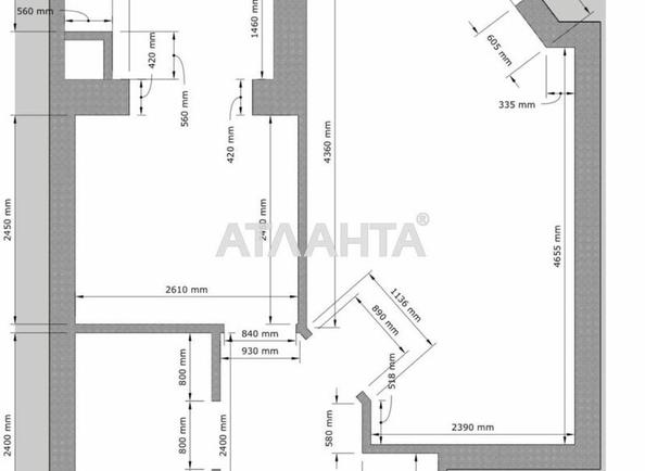1-комнатная квартира по адресу ул. Мира (площадь 37,1 м²) - Atlanta.ua - фото 15