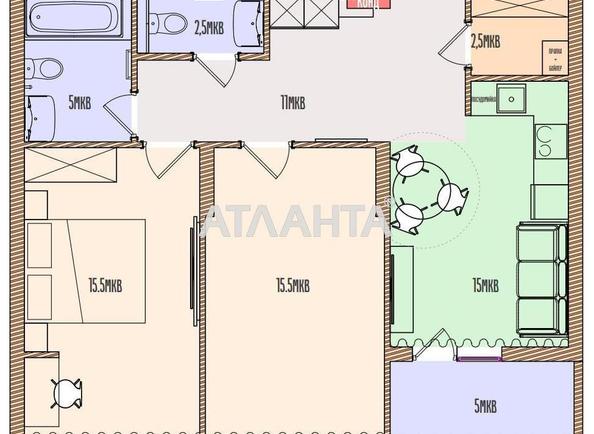 2-комнатная квартира по адресу Гнездовского Я. Ул. (площадь 72 м²) - Atlanta.ua - imageAlt 13