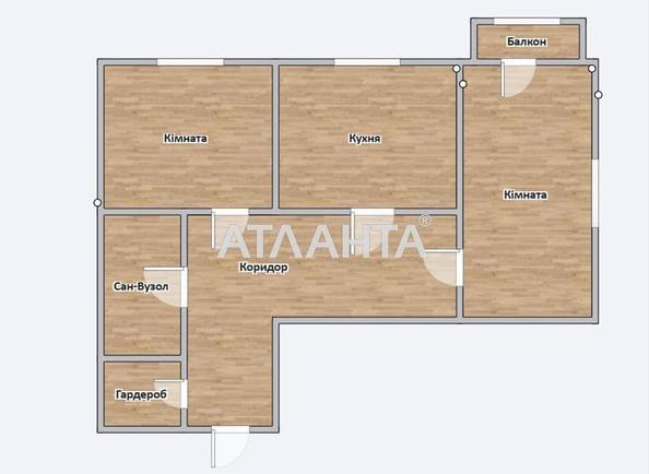 2-кімнатна квартира за адресою вул. Тимофіївська (площа 73 м²) - Atlanta.ua