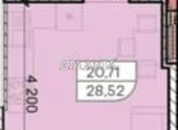 1-кімнатна квартира за адресою вул. Вільямса ак. (площа 28,5 м²) - Atlanta.ua - фото 4