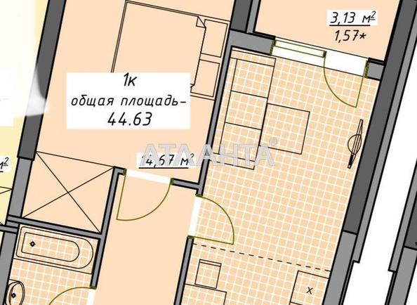 1-комнатная квартира по адресу Курортный пер. (площадь 44,6 м²) - Atlanta.ua - фото 2
