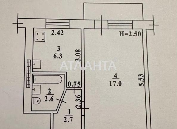 1-кімнатна квартира за адресою вул. Варненська (площа 29 м²) - Atlanta.ua - фото 7