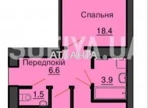 2-кімнатна квартира за адресою вул. Приміська (площа 49 м²) - Atlanta.ua - фото 6